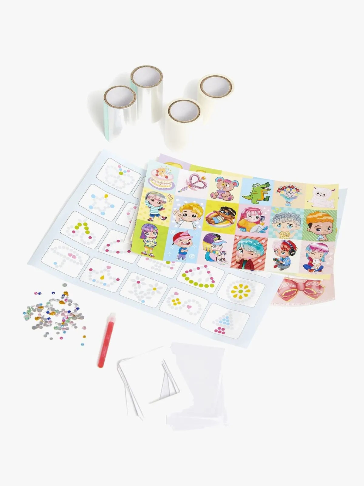 Fippla Kreativt Legetøj-Klistermærkesæt Studio Refill Pack 21 Dele
