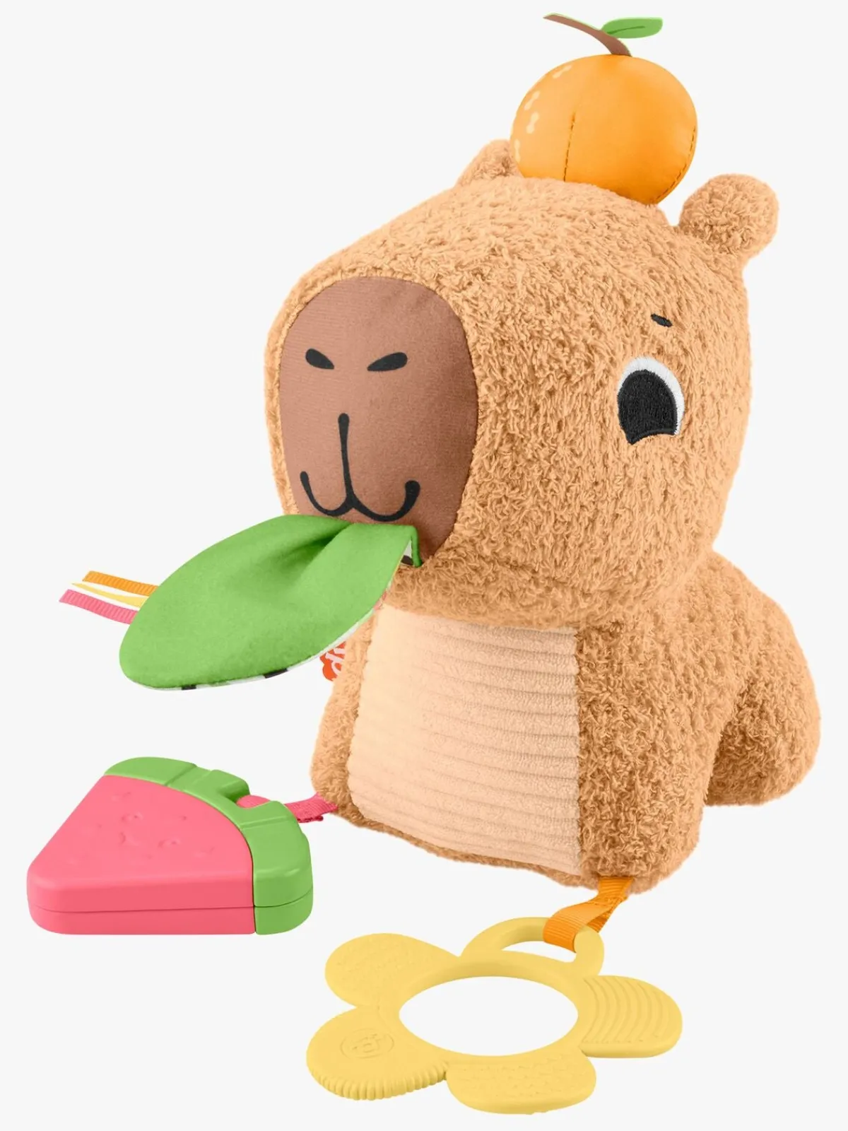 Børn FisherPrice Legetøj Til Børn På 0-10 År|Babylegetøj-Fisher-Price Sensimals Snuggly Snacky Capy Aktivitetslegetøj