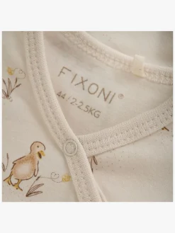 Børn Fixoni Præmatur-Præmatur Pyjamasser 2-pak Str. 32, Brun