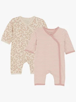 Børn Fixoni Præmatur Pyjamasser 2-pak Str. 32, Pink