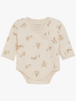 Børn Fixoni Præmatur Pyjamassæt Str. 50, Brun