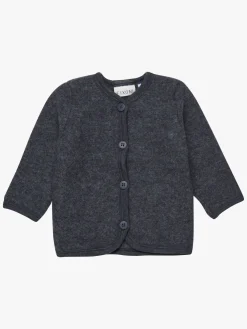 Børn Fixoni Trøje, Dark Grey Melange