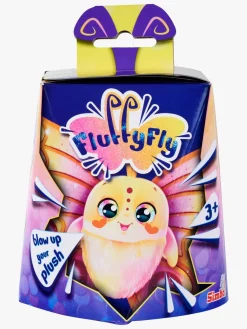 SimbaToys Dukker & Bamser-Fluffyfly Bamse Sommerfugl, Gul
