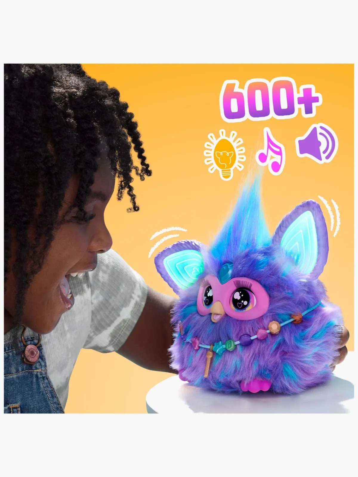 Furby Interaktivt Legetøj-Interaktivt Tøjdyr, Lilla