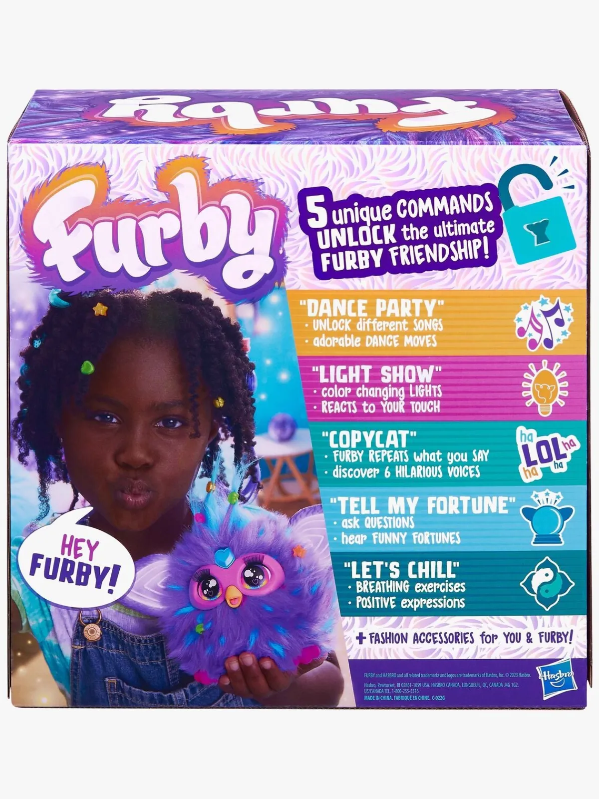 Furby Interaktivt Legetøj-Interaktivt Tøjdyr, Lilla