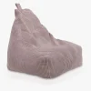 Børnemøbler|Furini Keiko S Sækkestol Velour, Dusty Pink