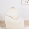 Børn Furini Yoko Sækkestol Velour, Lys beige