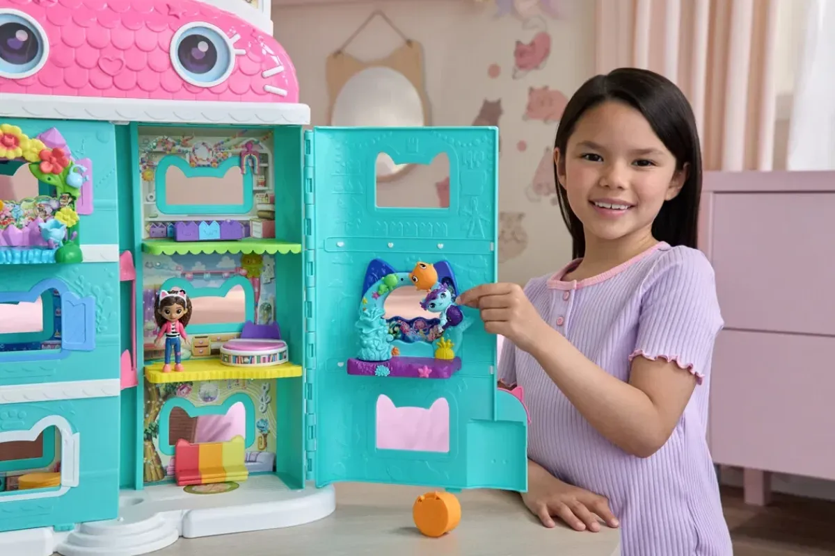 GabbysDollhouse Gabby's Dollhouse Balkon Swing & Swim