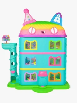 Børn GabbysDollhouse Legetøj Til Børn På 0-10 År|Dukker & Bamser-Gabby's Dollhouse Celebration Purrfect Dukkehus