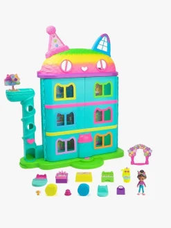 Børn GabbysDollhouse Legetøj Til Børn På 0-10 År|Dukker & Bamser-Gabby's Dollhouse Celebration Purrfect Dukkehus