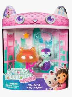 GabbysDollhouse Legetøjsfigurer-Gabby's Dollhouse Figur 2-pak Mercat & Cat Jelly Fish