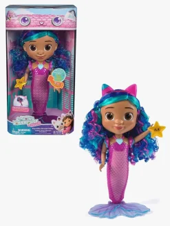 Dukker & Bamser|GabbysDollhouse Gabby's Dollhouse Movie Sing & Shine Havfrue Gabby Dukke 36 cm