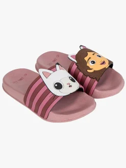 Børn GabbysDollhouse Gabby's Dollhouse Pool Sliders Hjemmesko, Pink