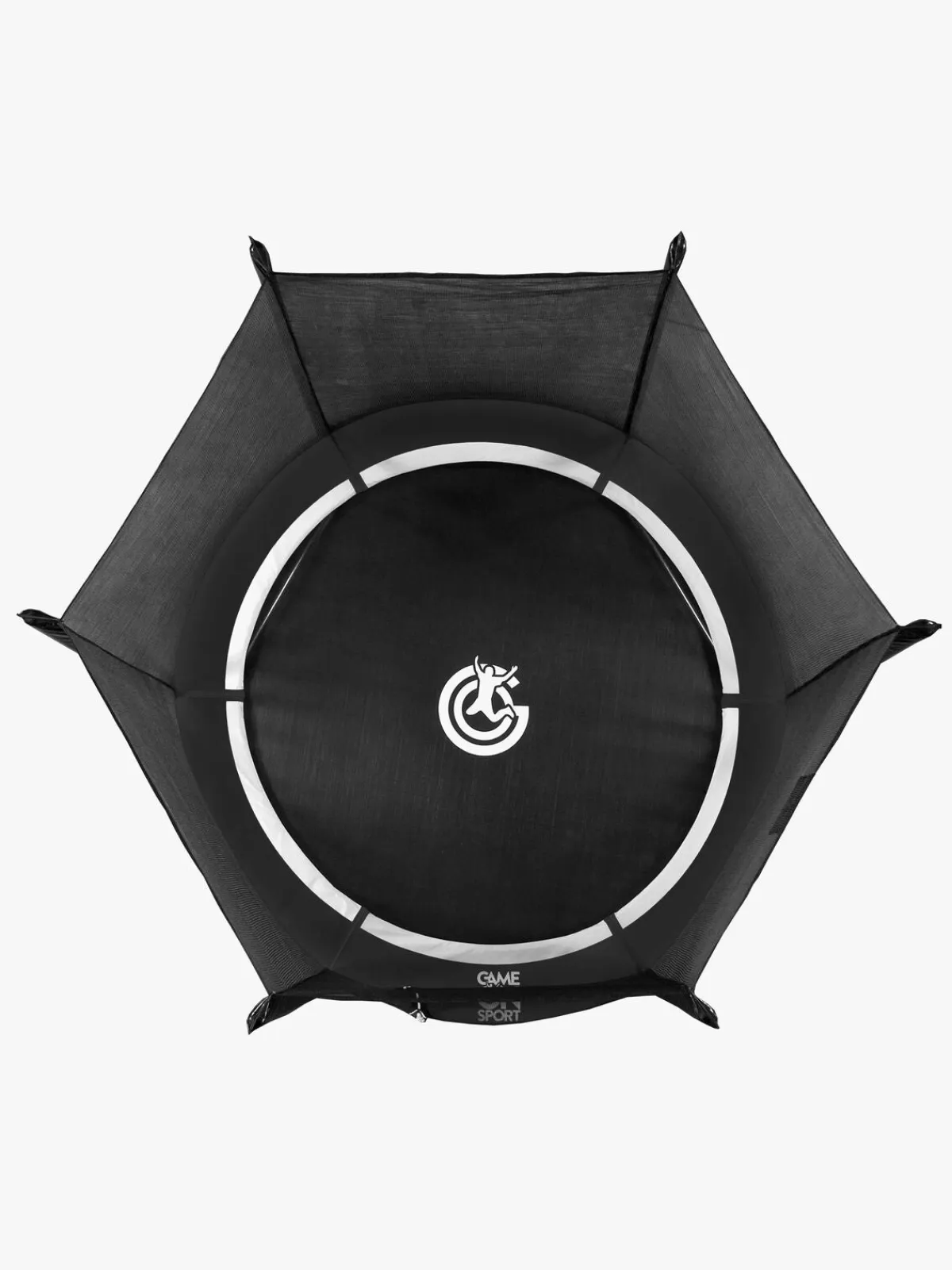 GameOnSport Game On Sport Trampolin Jumpline inkl. Sikkerhedsnet 244 cm, Sort