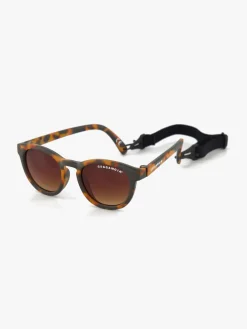 Børn Geggamoja Tilbehør- Fleksible Solbriller, Tortoise Brown