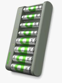 GPBatterier Elektronik & Media-GP Batterier Recyko E821 8-Slot Charger, 4 AA + 4 AAA