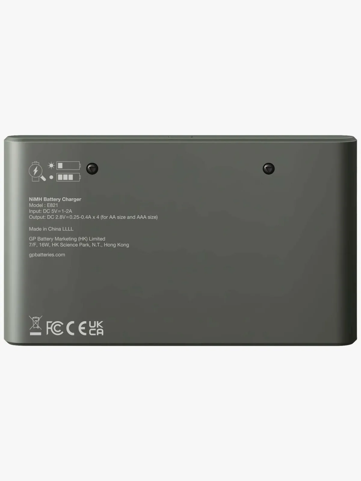 GPBatterier Elektronik & Media-GP Batterier Recyko E821 8-Slot Charger, 4 AA + 4 AAA