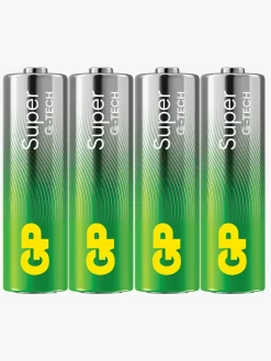 GPBatterier GP Super Alkaline G-TECH AA/LR6 Batterier 4-Pak