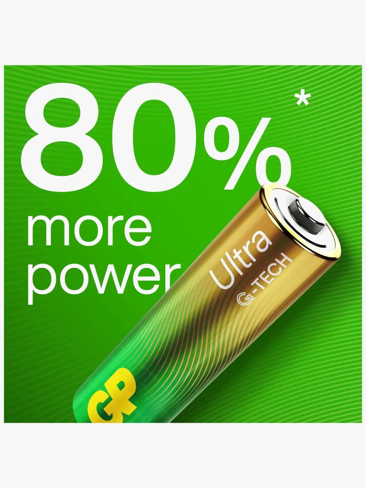 Elektronik & Media|GPBatterier GP Ultra Alkaline G-TECH AA/LR6 Batterier Svanemærket 4-Pak