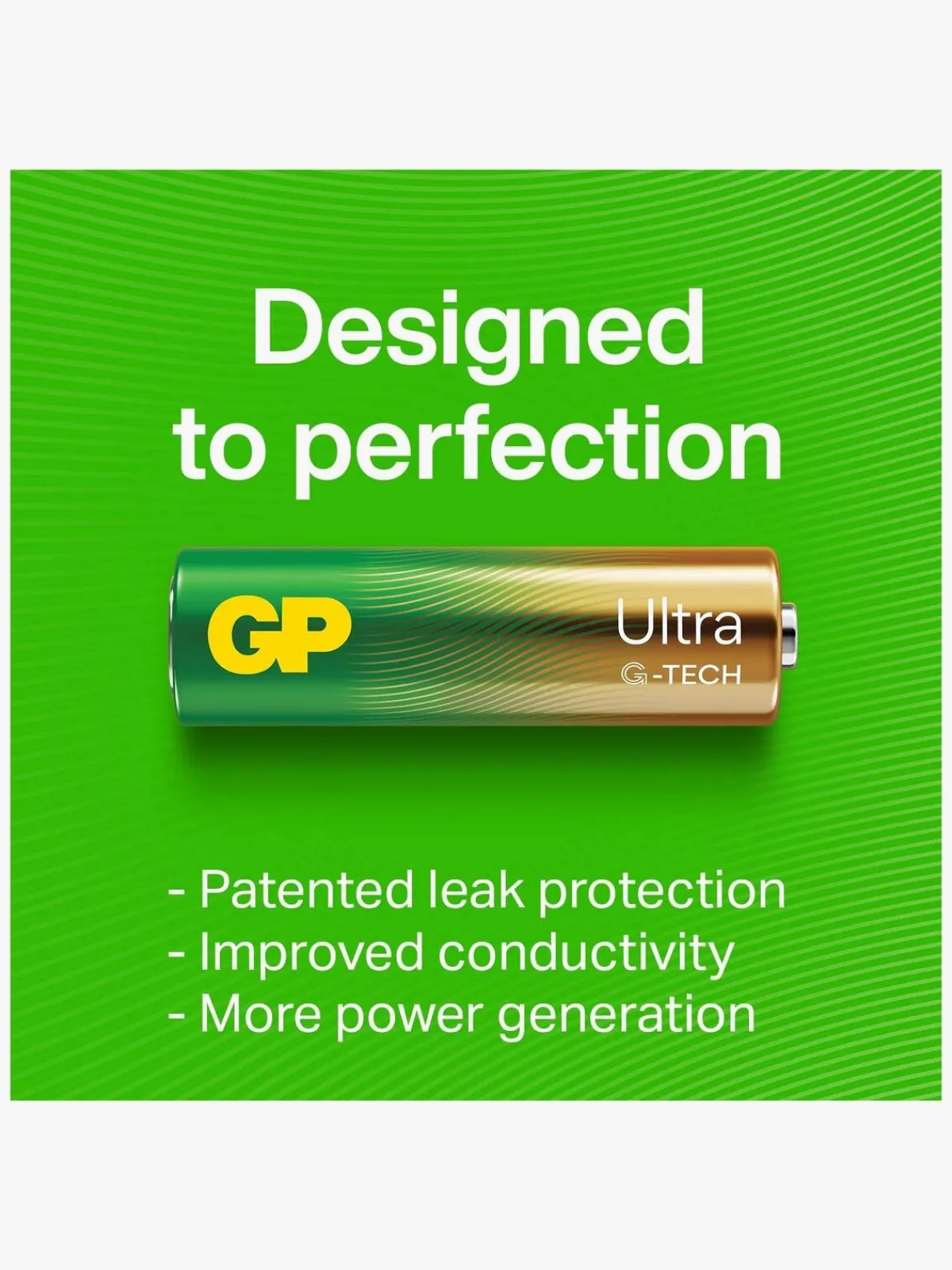 Elektronik & Media|GPBatterier GP Ultra Alkaline G-TECH AAA/LR03 Batterier Svanemærket 24-Pak