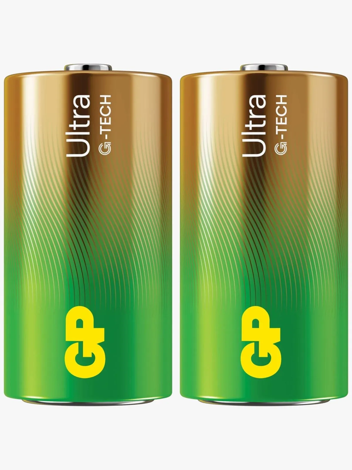 GPBatterier Elektronik & Media-GP Ultra Alkaline G-TECH C/LR14 Batterier Svanemærket 2-Pak