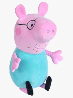 PeppaPig Gurli Gris Bamse Far Gris, 37cm