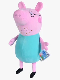 PeppaPig Gurli Gris Bamse Far Gris, 37cm