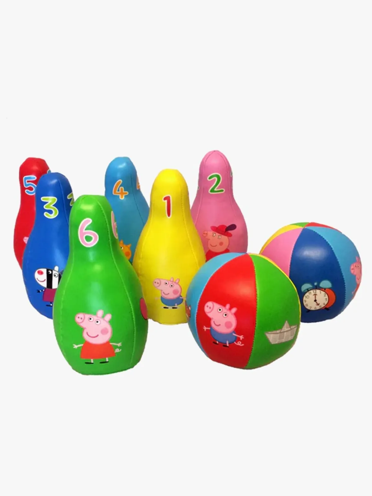 BarboToys Spil & Puslespil-Gurli Gris Blødt Bowlingsæt