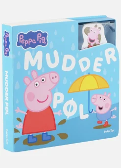 PeppaPig Gurli Gris Bog med Træfigurer - Mudderpøl