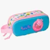 PeppaPig Gurli Gris 3D Dobbelt Penalhus, Blå/Pink