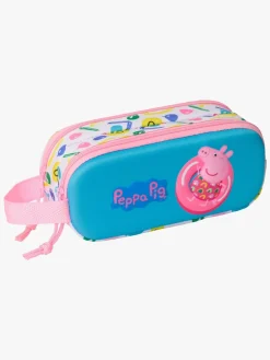 PeppaPig Gurli Gris 3D Dobbelt Penalhus, Blå/Pink