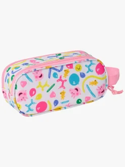 PeppaPig Gurli Gris 3D Dobbelt Penalhus, Blå/Pink