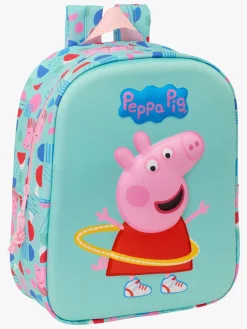 Børn PeppaPig Gurli Gris 3D Mini Rygsæk 6L, Lyserød/Grøn