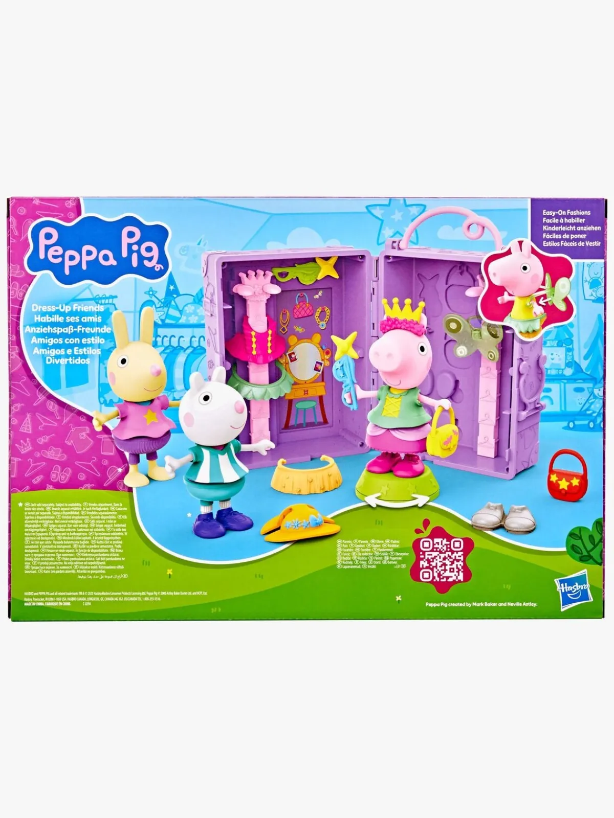 Legetøjsfigurer|PeppaPig Gurli Gris Legesæt Dress Up Garderobeskab