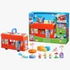 Legetøjsfigurer|PeppaPig Gurli Gris Legesæt 2-i-1 Partybus