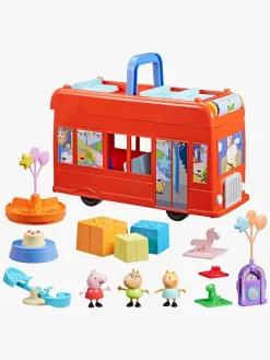 Legetøjsfigurer|PeppaPig Gurli Gris Legesæt 2-i-1 Partybus