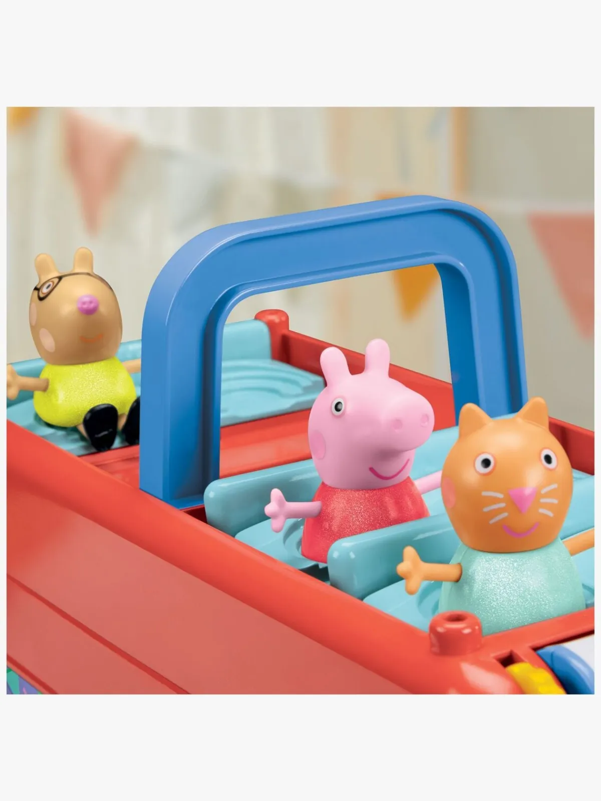Legetøjsfigurer|PeppaPig Gurli Gris Legesæt 2-i-1 Partybus