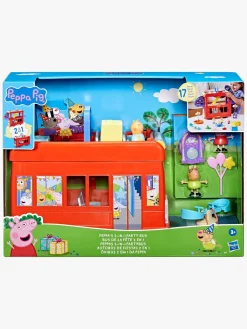 Legetøjsfigurer|PeppaPig Gurli Gris Legesæt 2-i-1 Partybus
