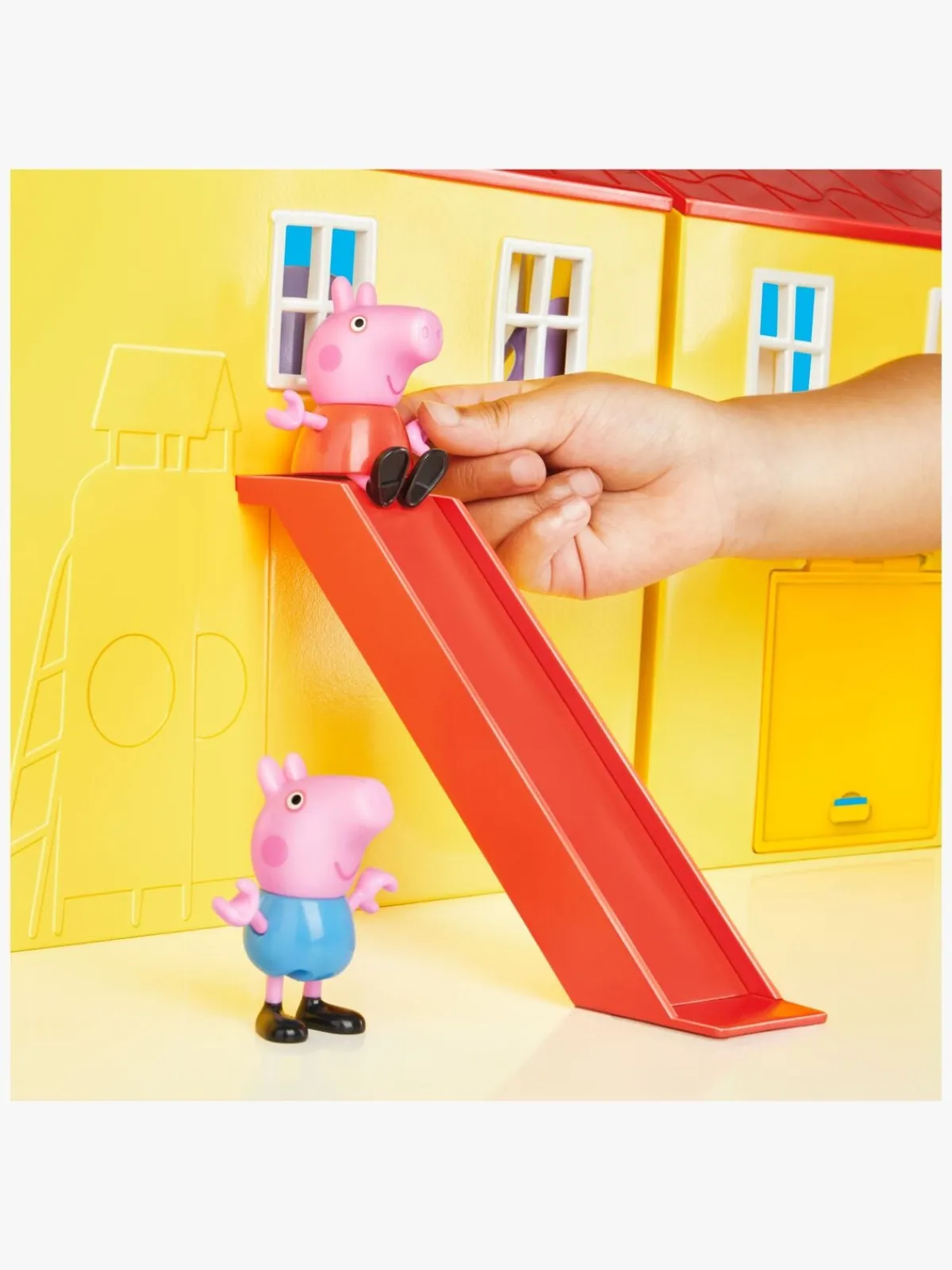 PeppaPig Dukker & Bamser-Gurli Gris stort Familiehus Dukkehus