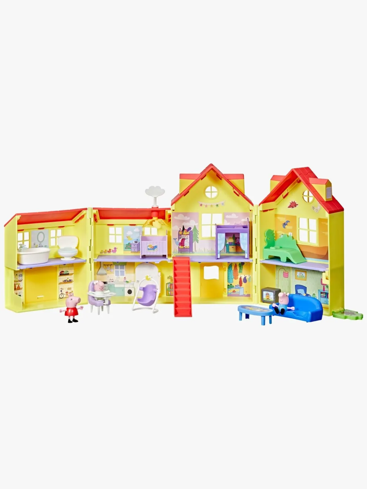 PeppaPig Dukker & Bamser-Gurli Gris stort Familiehus Dukkehus