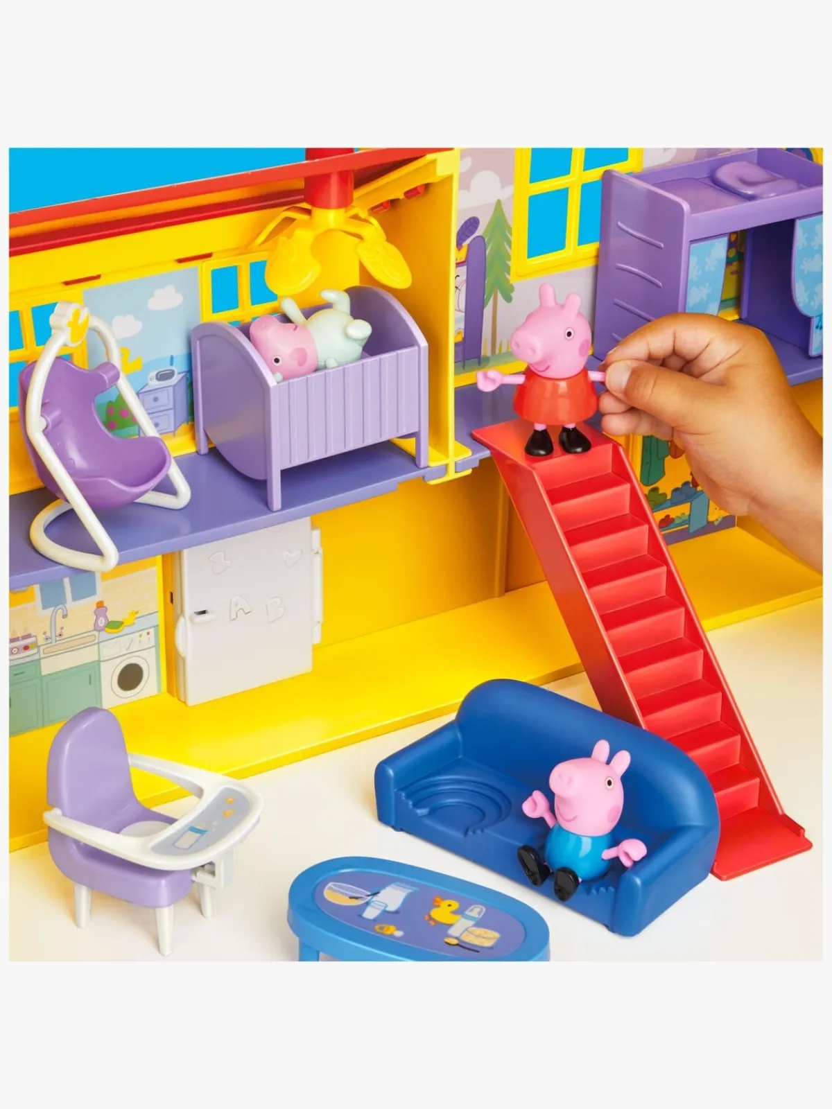 PeppaPig Dukker & Bamser-Gurli Gris stort Familiehus Dukkehus