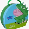 PeppaPig Spil & Puslespil-Gurli Gris Suitcase Puslespil 12 Brikker