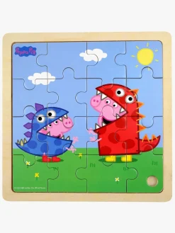 BarboToys Gurli Gris Træpuslespil Dinosaurer 16 Brikker