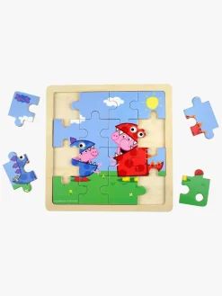 BarboToys Gurli Gris Træpuslespil Dinosaurer 16 Brikker