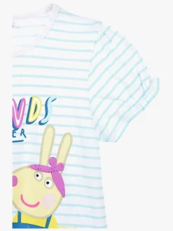Børn PeppaPig Overdele-Gurli Gris T-shirt, Turquoise