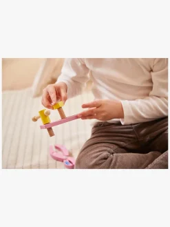 BarboToys Rolleleg-Gurli Gris Værktøjskasse i Træ