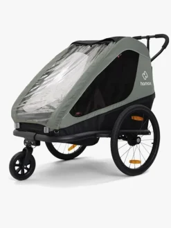 Hamax Traveller Cykelanhænger, Khaki Green/Black