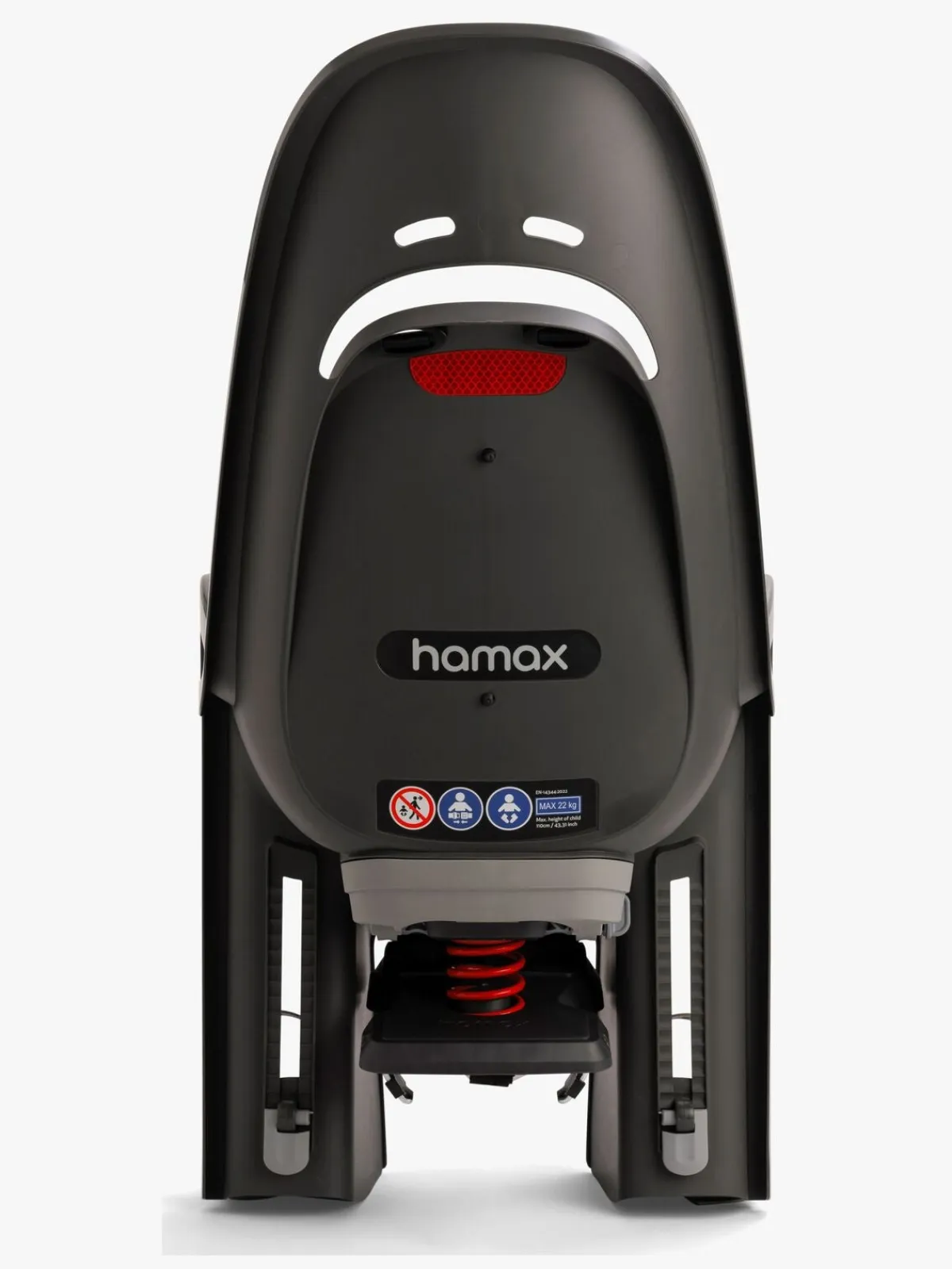 Hamax Cykler-ZENITH Cykelstol med Adapter, Grey/Black