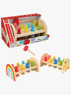 Trælegetøj|Hape Hammerbræt Rainbow