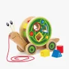 Hape Trælegetøj-Træklegetøj Snail